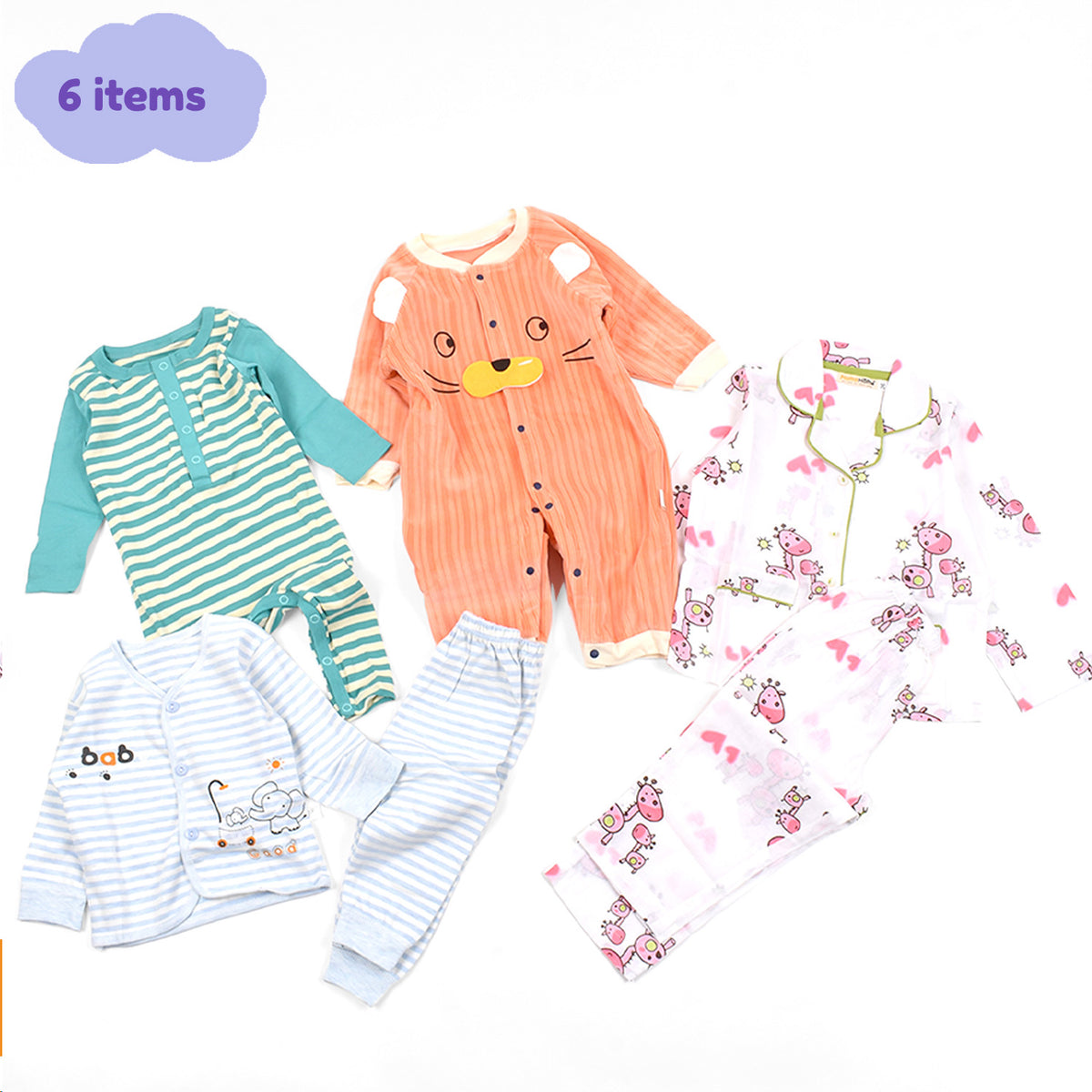 New Born Baby Winter Essentials Gift Combo 12-18 Months - 6 Items