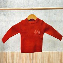 Winter Warm Woollen Full Sleeve Sweater For Baby | Cat | Pack of 1