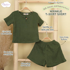 Organic Cotton Kids Co-Ord Set | T- Shirt & Short | Pack of 1