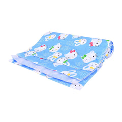 Baby Diaper changing Mat/ Sleeping Mat-4 Sheets |0-6 Months | Mixed - Blue