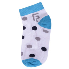 FOOTPRINTS Organic cotton Kids Socks -5-8 years - Pack of 3 Pairs - Polka Dots