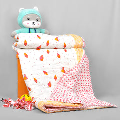 Baby Quilt - Colourful IceCream  Print- 0-5 Years - 100*150* 5 Cms