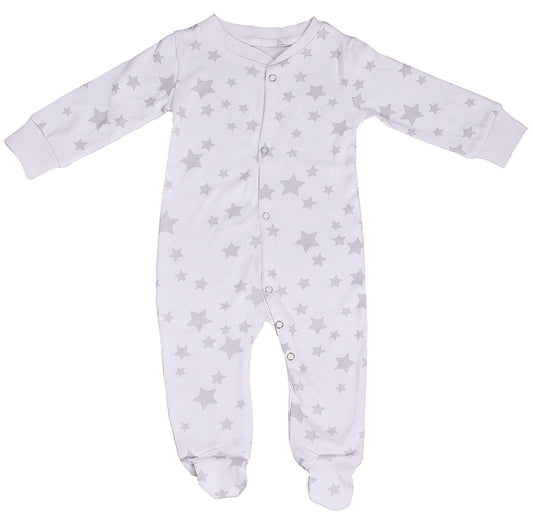 Baby Unisex Full Body Romper Footie – Star Print Pack of 1