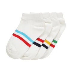 FOOTPRINTS Boy's Organic Cotton Socks (Multicolour, 3-5 Years) - Pack of 4